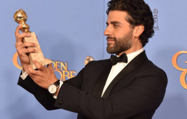 Oscar Isaac Golden Globes 2016 Wearing Tiffany Watch