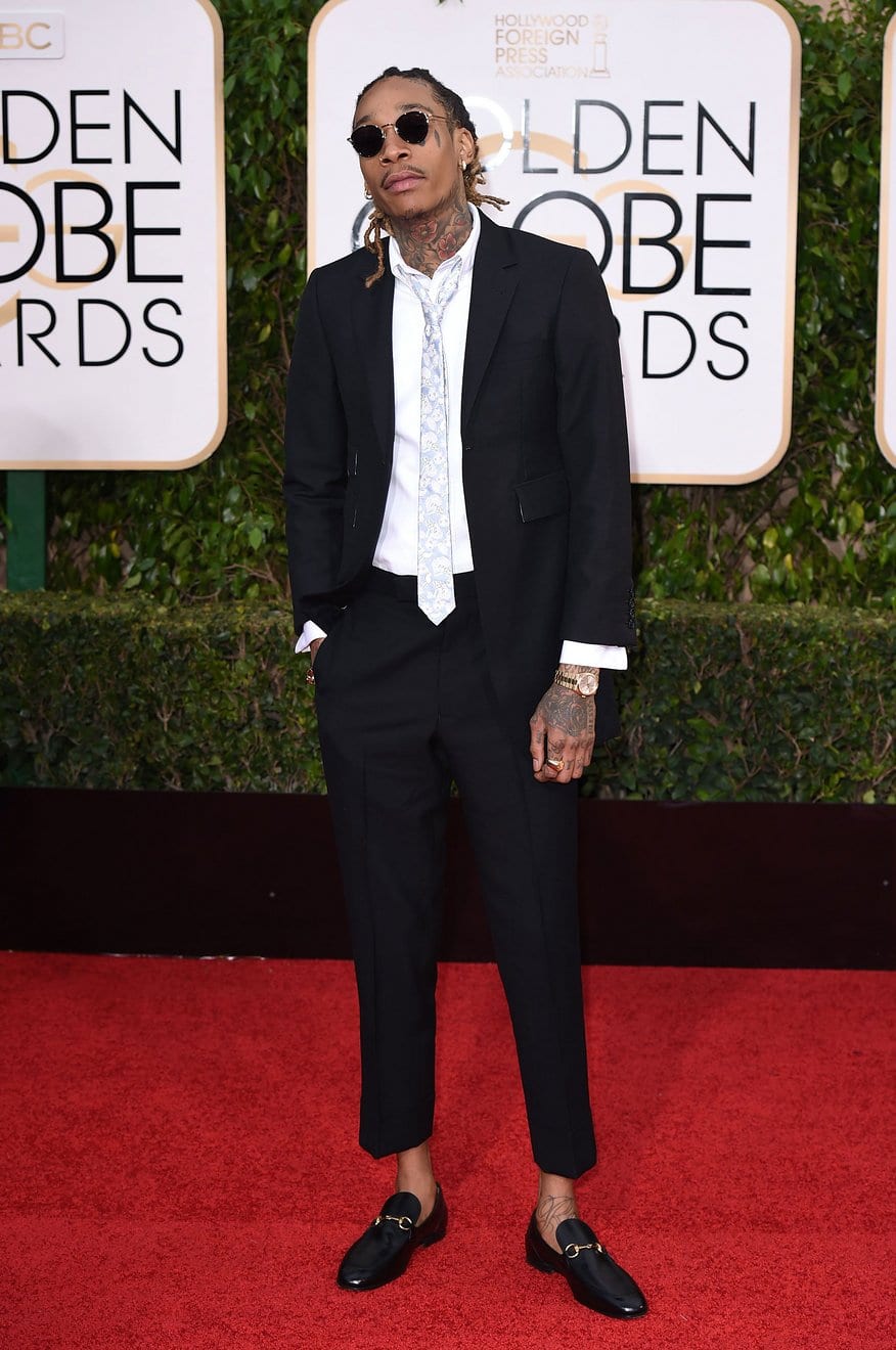 Wiz Khalifa Wearing Rolex at Golden Globes 2016