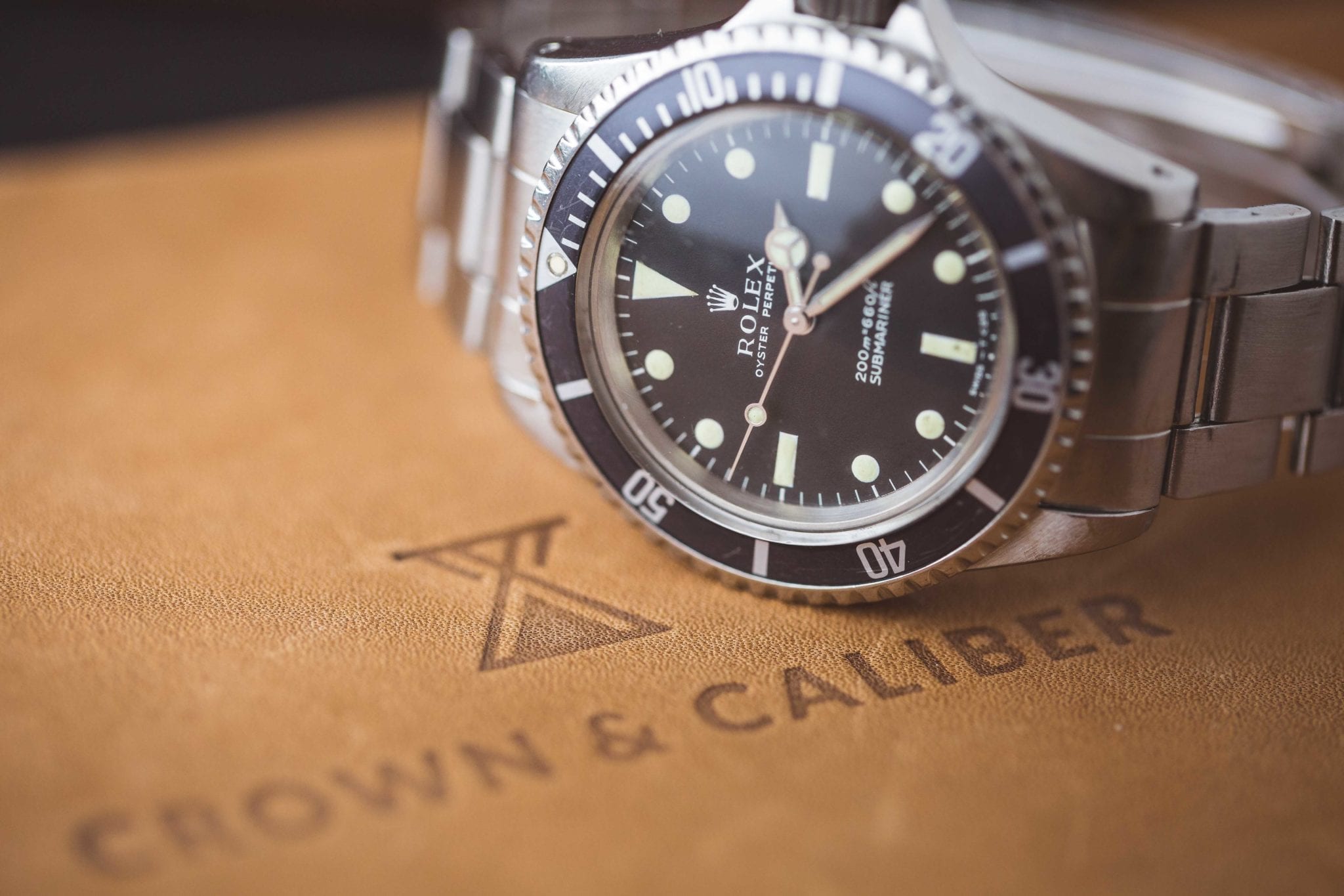 rolex submariner crown and caliber