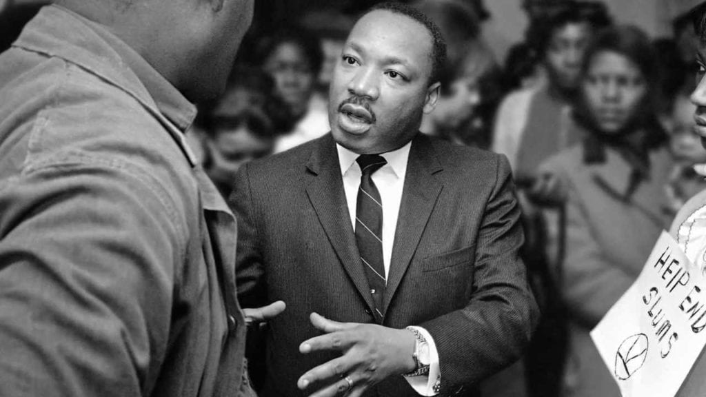Martin Luther King Jr. speaking 