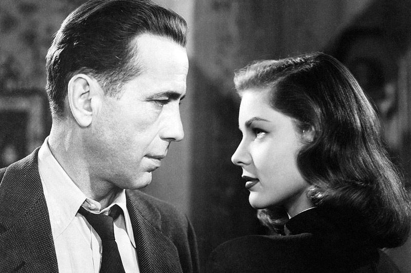 Humphrey Bogart & Lauren Bacall in The Big Sleep