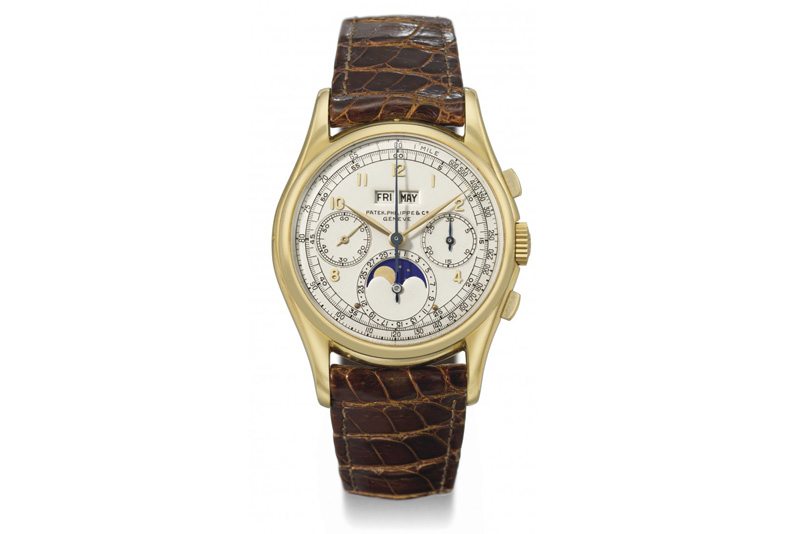 Most Expensive Watches Ever Sold: Patek Philippe 18k Perpetual Calendar Chronograph