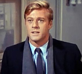 An image of Robert Redford as a young actor 