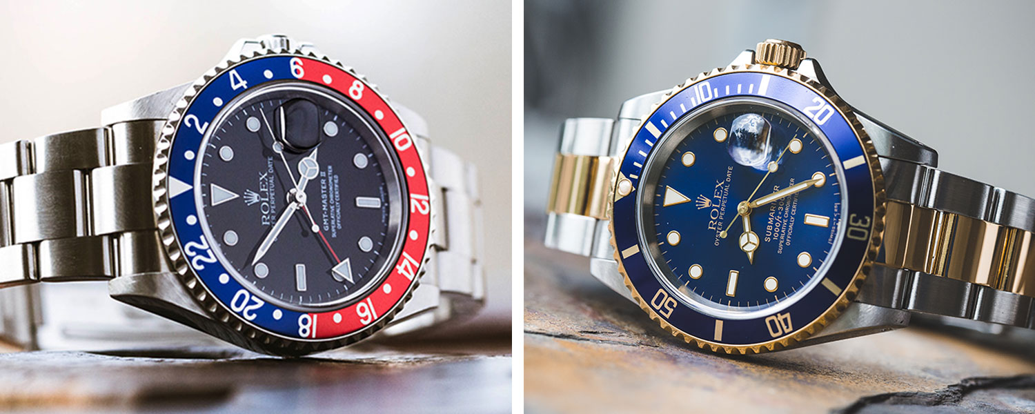 rolex gmt and submariner
