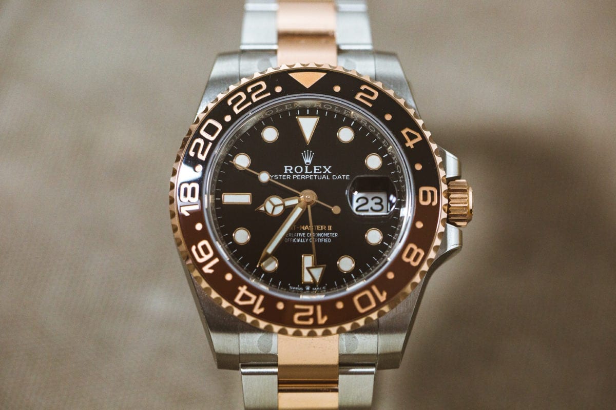 The Rolex Root Beer GMT Master II Crown & Caliber Blog