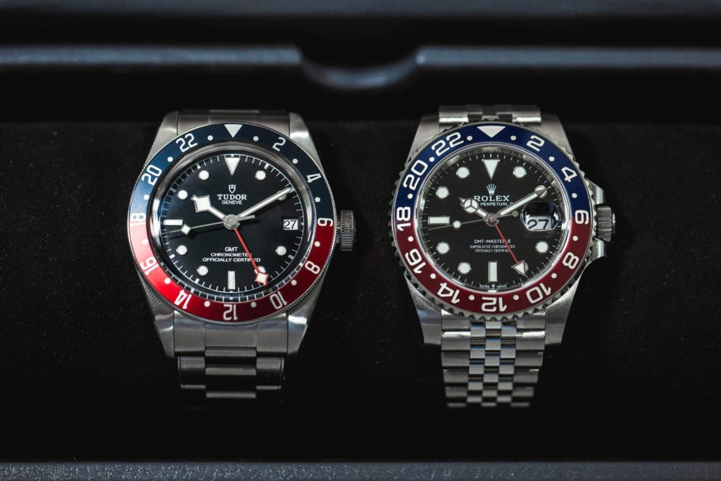 rolex pepsi vs. tudor pepsi - side by side 