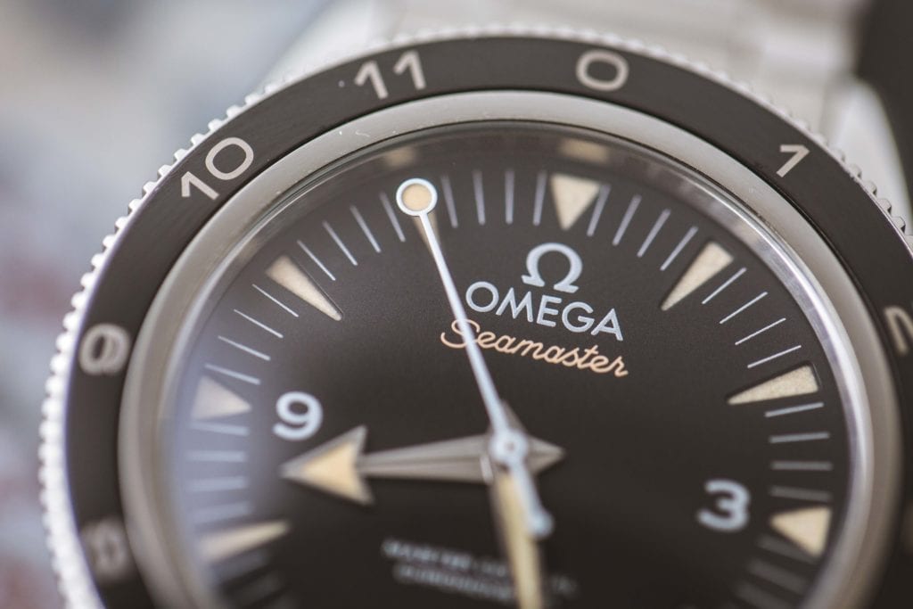 The OMEGA Seamaster with lollipop hands 