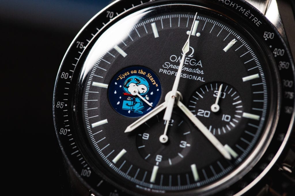 "Eyes on the Stars" Snoopy Edition - Black dial 