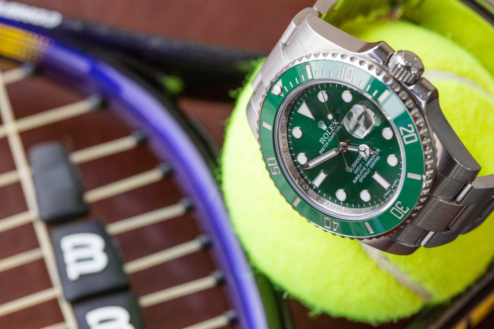 i play tennis for the rolex