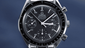 Speedmaster Reduced chronograph running