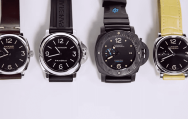 Radiomir, Luminor, Submersible, and Luminor Due Side by Side