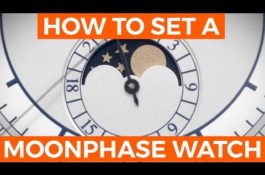 how to set a moon phase watch