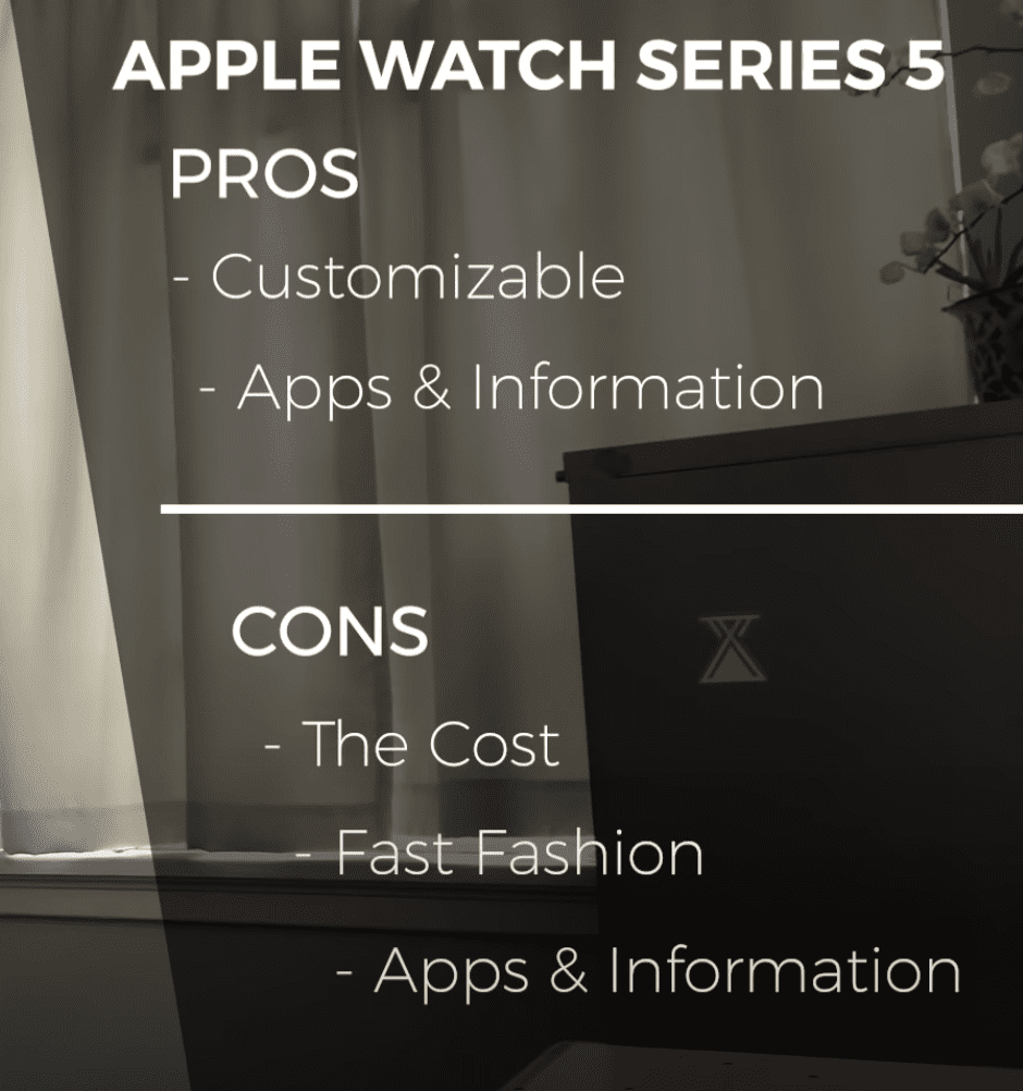 Apple Watch Series 5 Pros and Cons