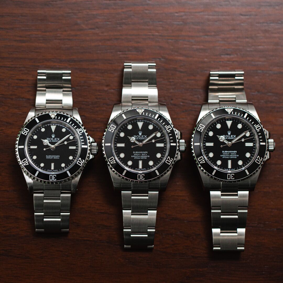 How To Tell The Difference Between Modern Rolex Submariners - Crown ...